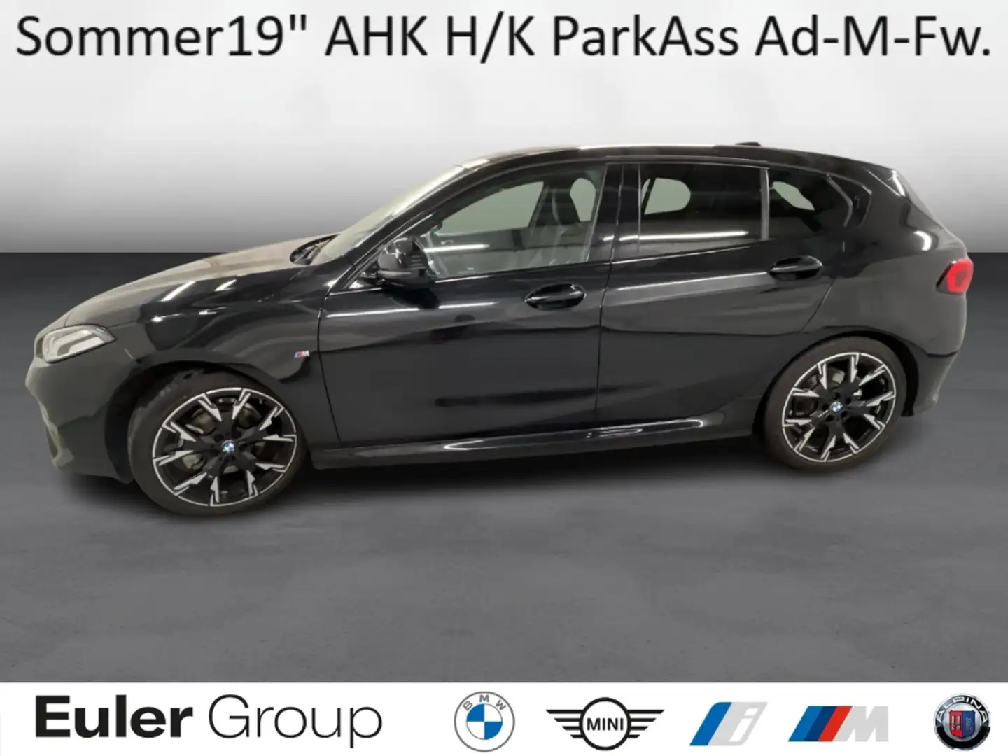 BMW 120 i M-Sport Sommer19'' AHK H/K ParkAss Ad-M-Fw. DA+ Schwarz - 1