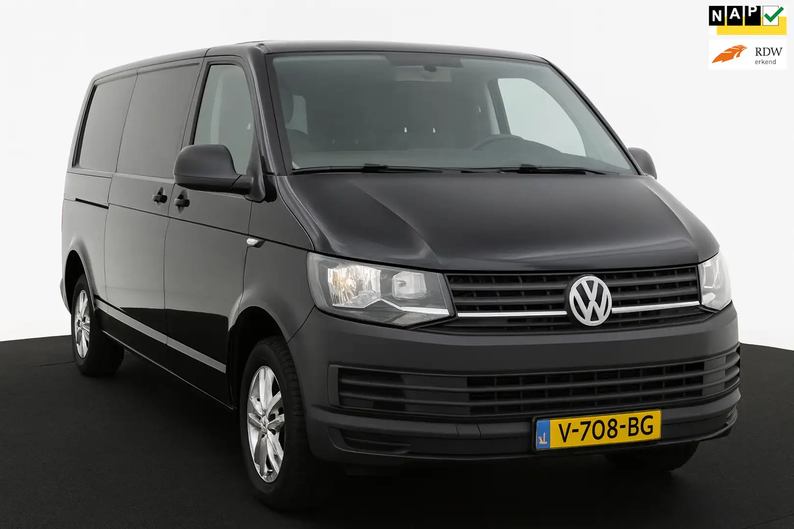 Volkswagen Transporter 2.0 TDI L2H1 Comfortline |MARGE AUTO| Schwarz - 1