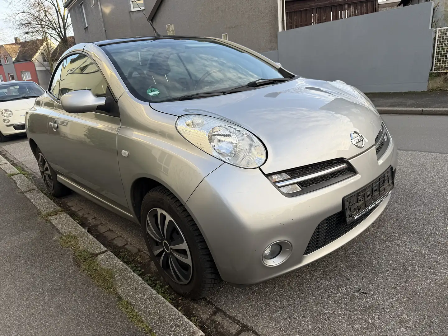 Nissan Micra Premium Cabrio 1.Hand Klimaauto Teilleder Серый - 2