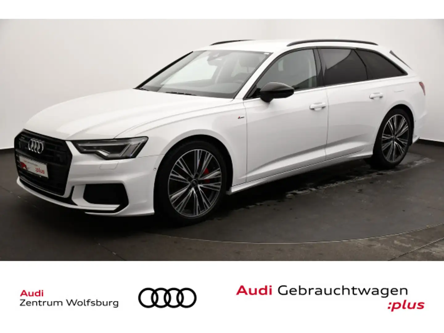 Audi A6 55 TFSI e quattro S-tronic sport Matrix Weiß - 1