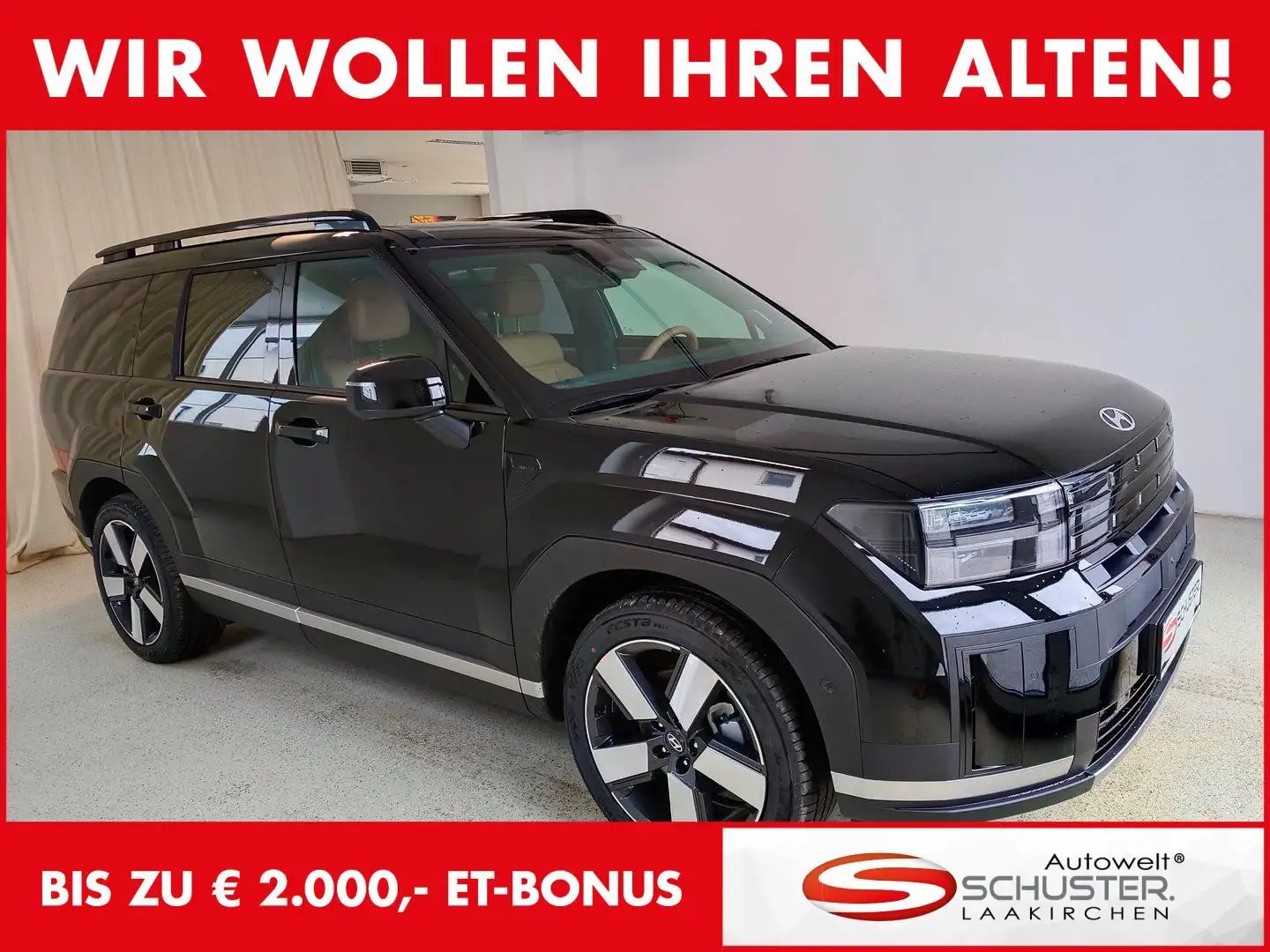 Hyundai SANTA FE Santa Fe (MX5) Pestige Line 1,6 T-GDI HEV 2 WD Schwarz - 1