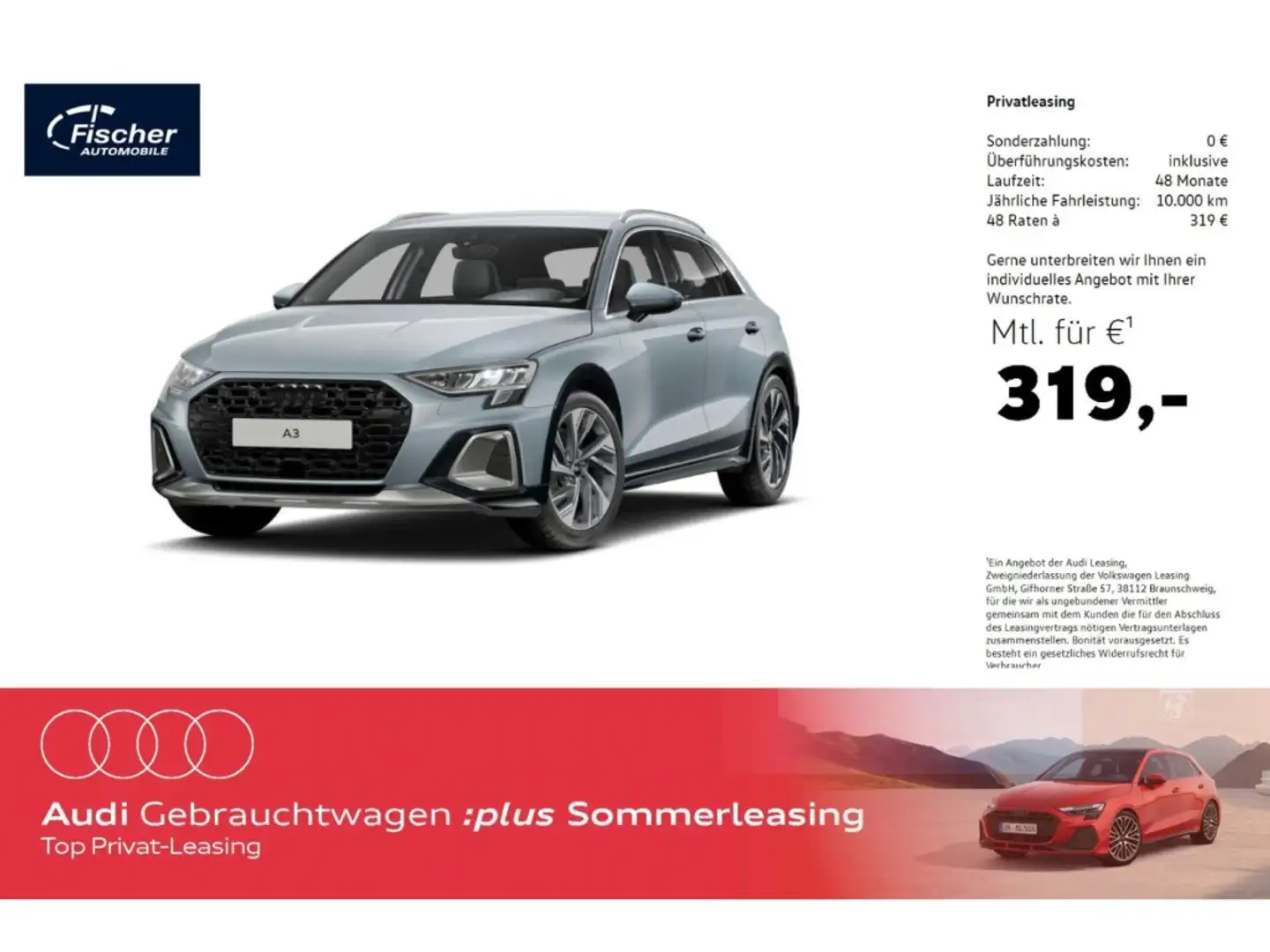 Audi A3 allstreet 35 TFSI Silber - 1