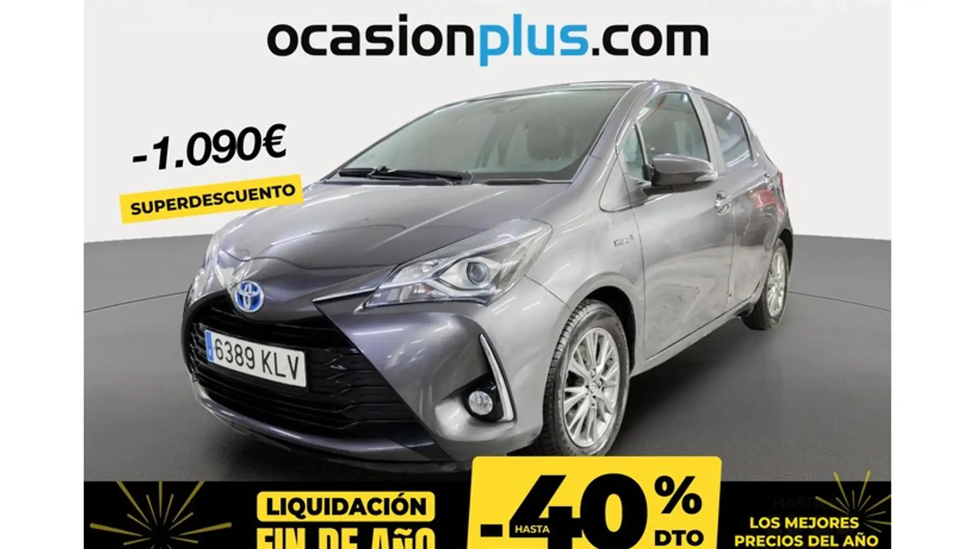 Toyota Yaris 100H 1.5 Active Gris - 1