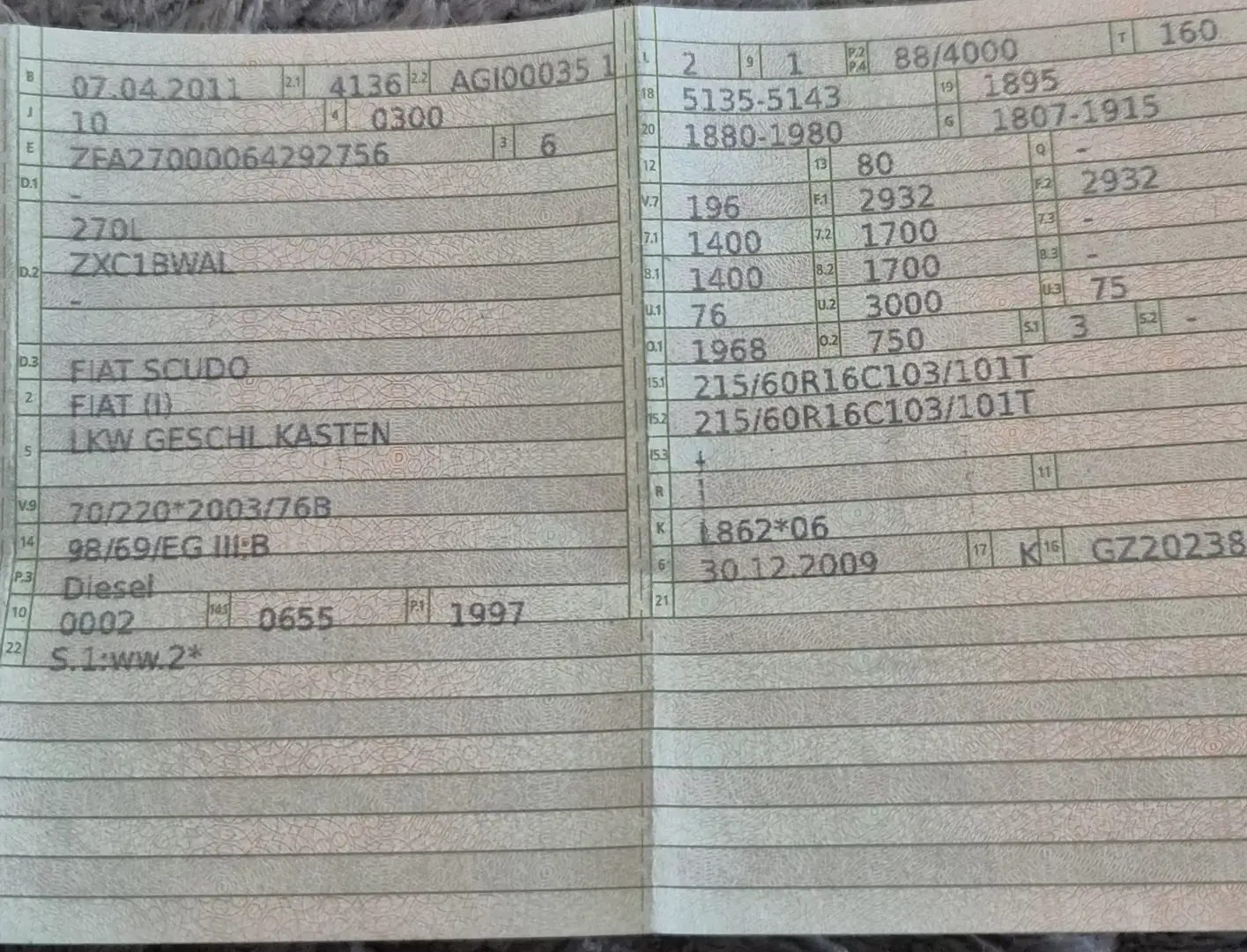 Fiat Scudo 10 L1H1 DPF ELX - 1