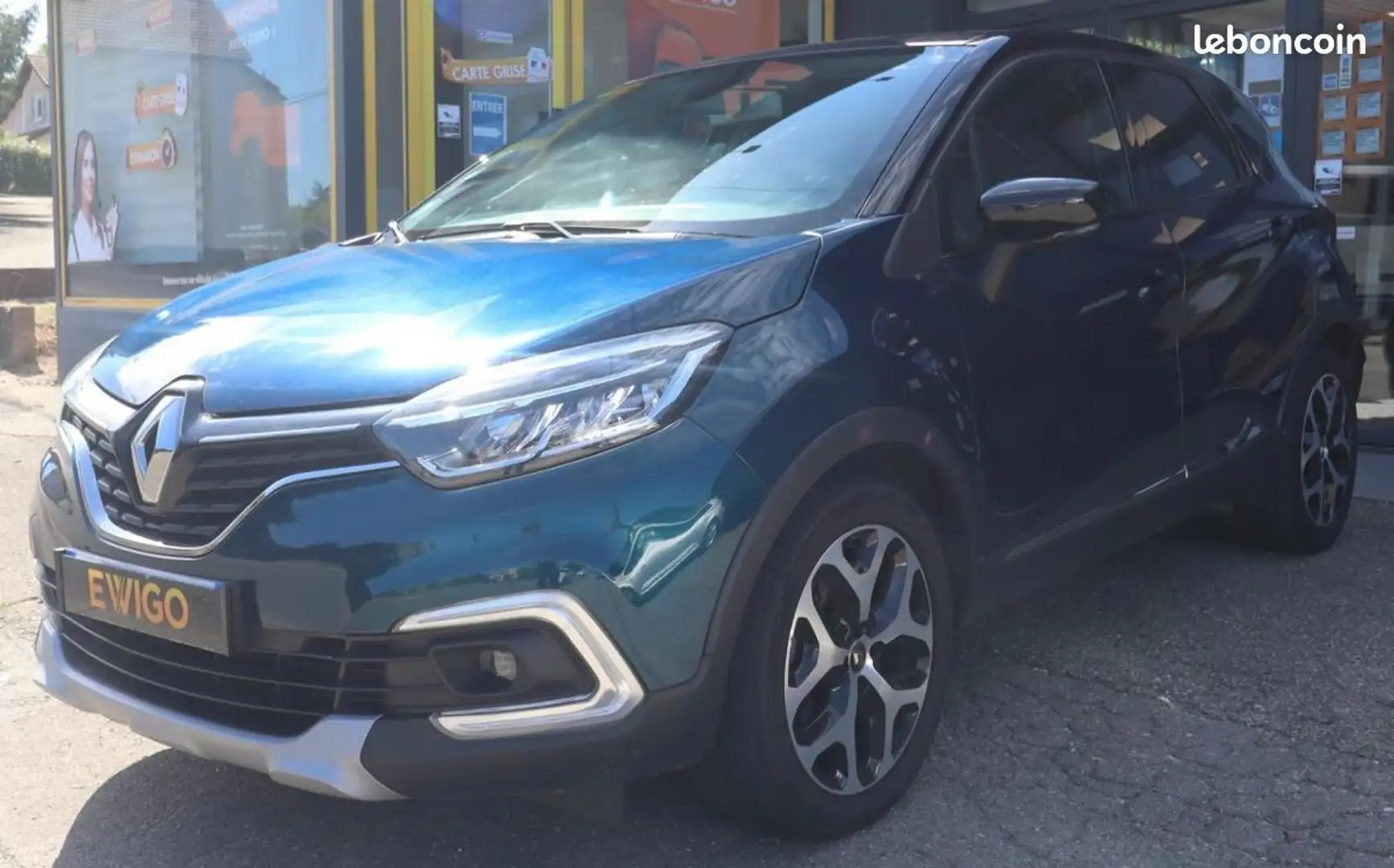 Renault Captur 1.3 TCE 150 CH INTENS EDC BVA + CARPLAY ATTELAGE Bleu - 2