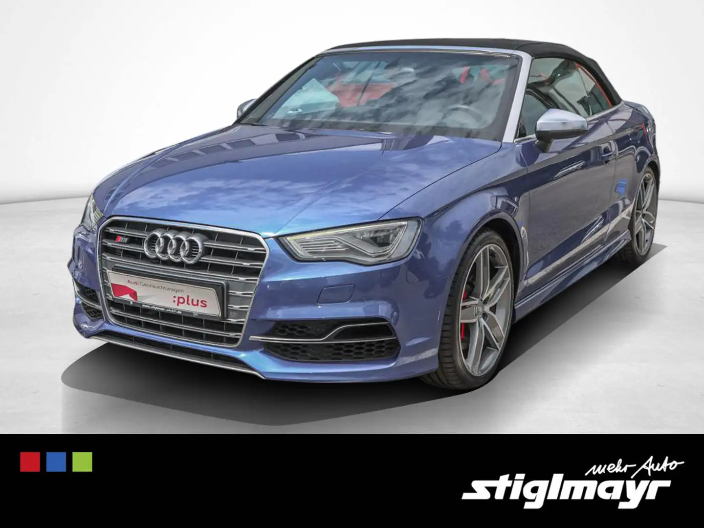 Audi S3 Cabriolet 2.0 TFSI quattro S-tronic LED+NAVI Blau - 1