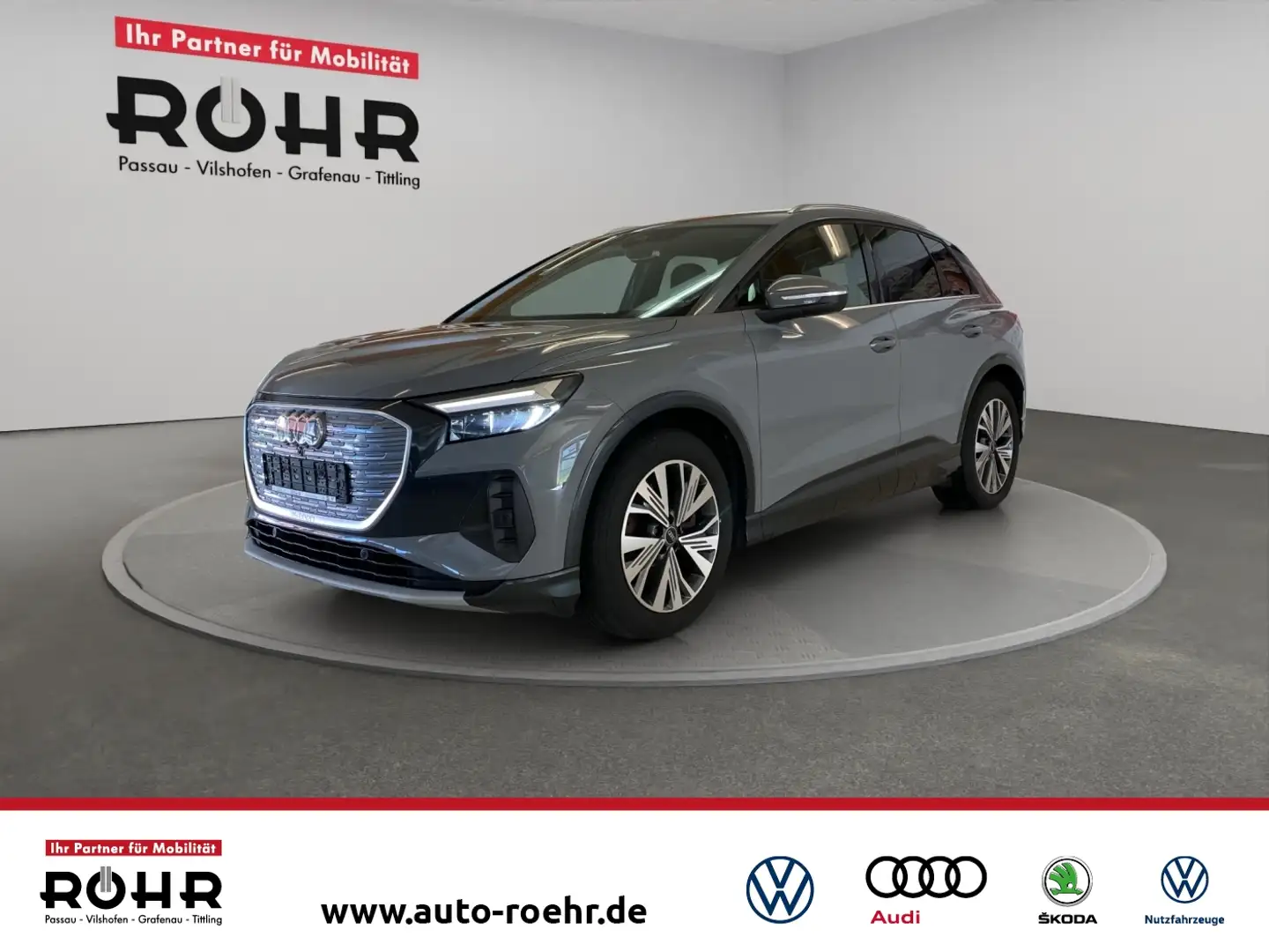 Audi Q4 e-tron 50 quattro (SHZ.Navi.Kamera.LED.DAB) Grau - 1