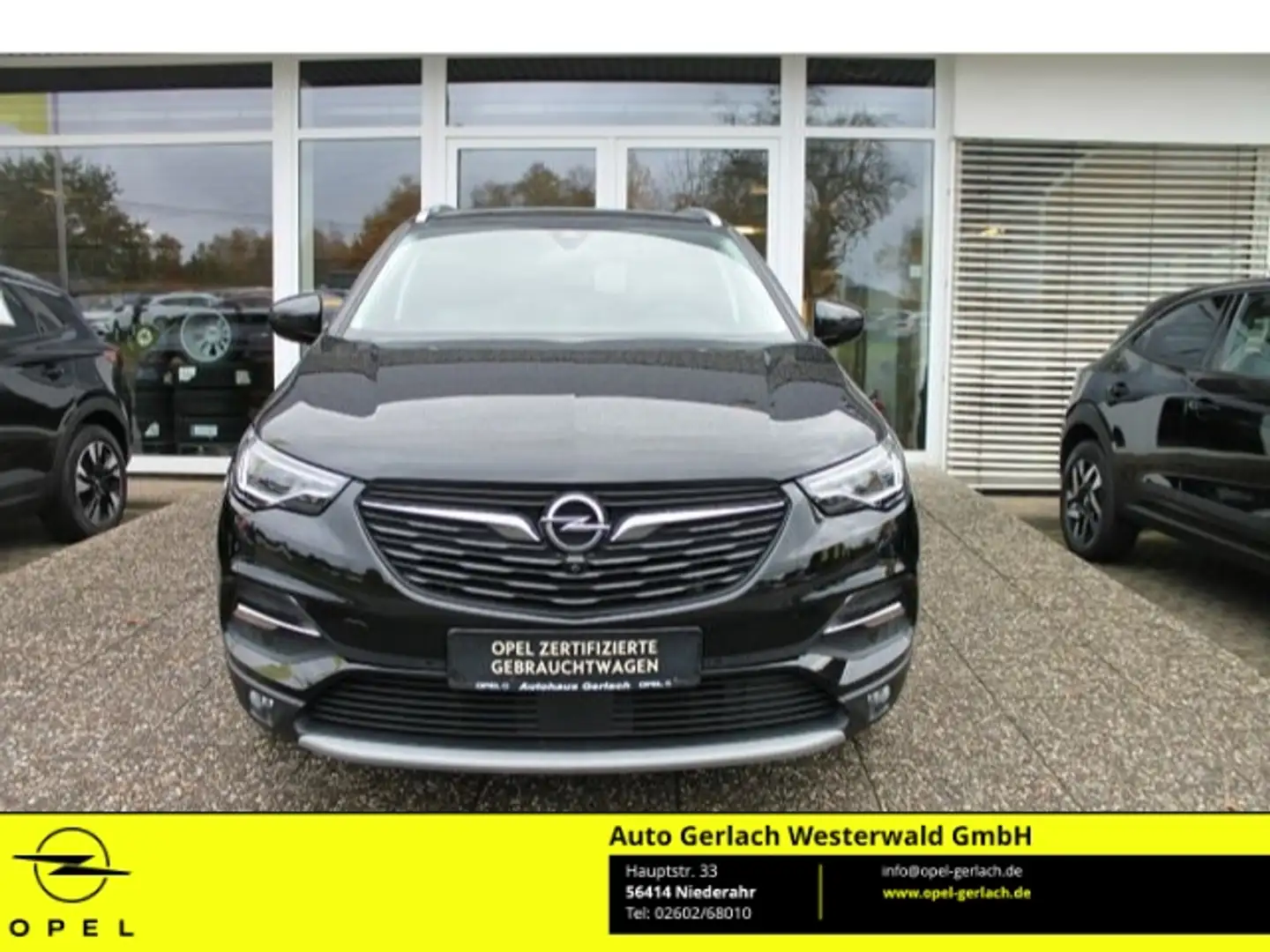 Opel Grandland 1.6 Turbo EU6d-T Ultimate Autom. Sitzklima 360 -Ka Schwarz - 2