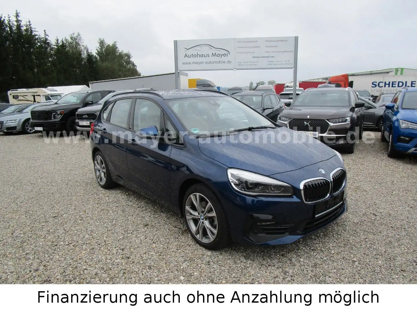 BMW 218 Active Tourer Sport Line *Navi*Kamera*Leder* Blauw - 1