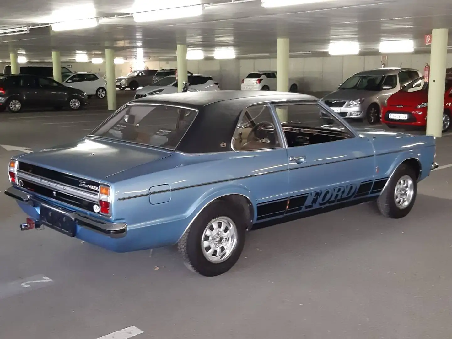 Ford Taunus *RARITÄT* 1. Besitz! Knudsen TAUNUS 2.0 V6 GXL, seltene 2-türige LIMOUSINE! Blau - 2