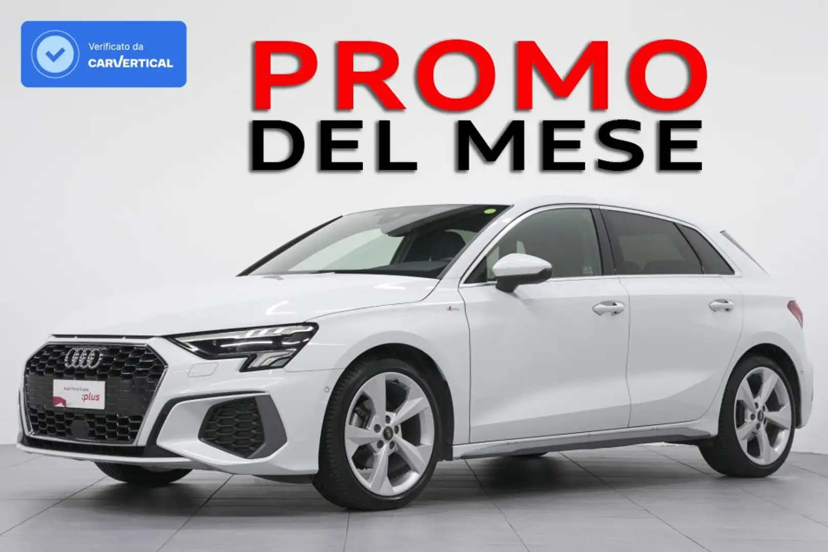 Audi A3 A3 Sportback 2.0 TDI Stronic Sline Weiß - 1