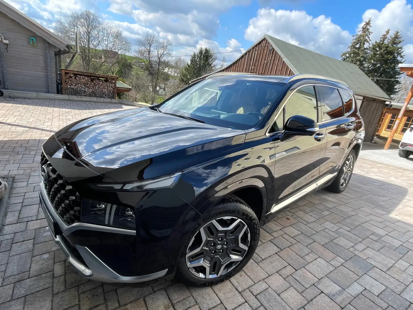Hyundai SANTA FE 1.6 HEV 4WD Trend Schwarz - 1
