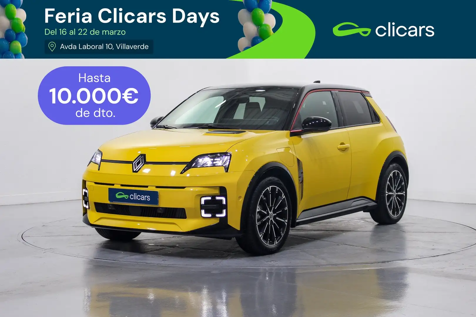 Renault R 5 R5  E-Tech Iconic cinq autonomía confort 110 kW Amarillo - 1