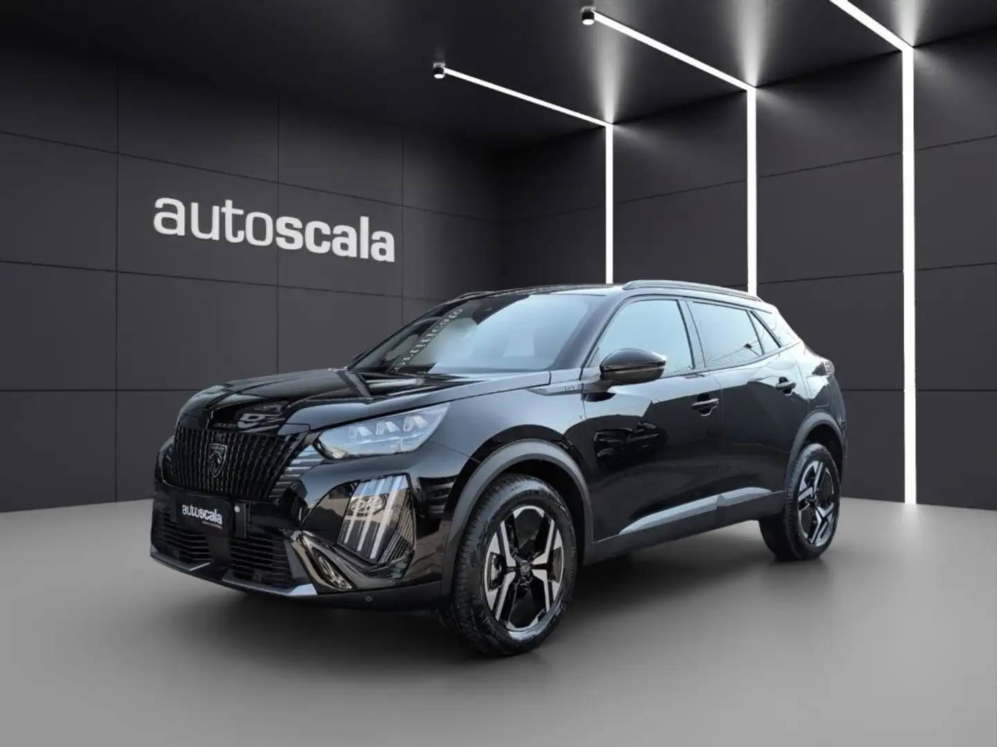 Peugeot 2008 Hybrid 136 e-DCS6 GT Czarny - 1