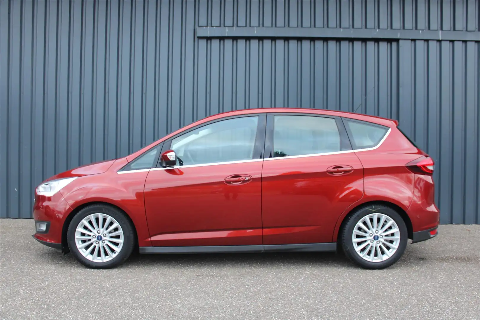 Ford C-Max 1.0 Turbo 125pk Titanium I Climate Control I Parke Rosso - 2