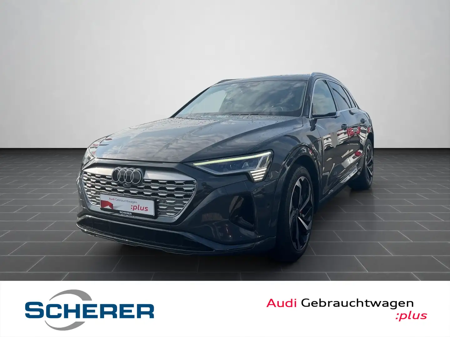 Audi Q8 e-tron 55 Advanced quattro SOH:90%/Matrix-LED Gris - 1