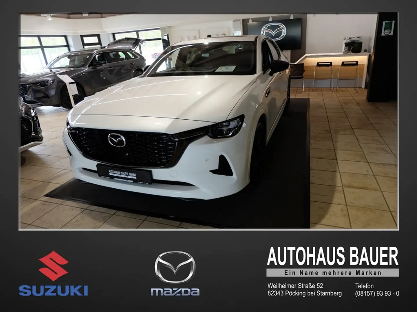 Mazda CX-60 2025 e-SKYACTIV PHEV AWD - ICH MUSS WEG !!! Weiß - 1