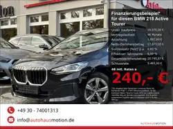 Bmw 218 Active Tourer d Pano Navi Kamera LED Park Assisten