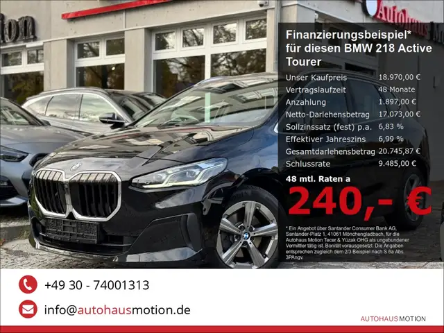 Bmw 218 Active Tourer d Pano Navi Kamera LED Park Assisten
