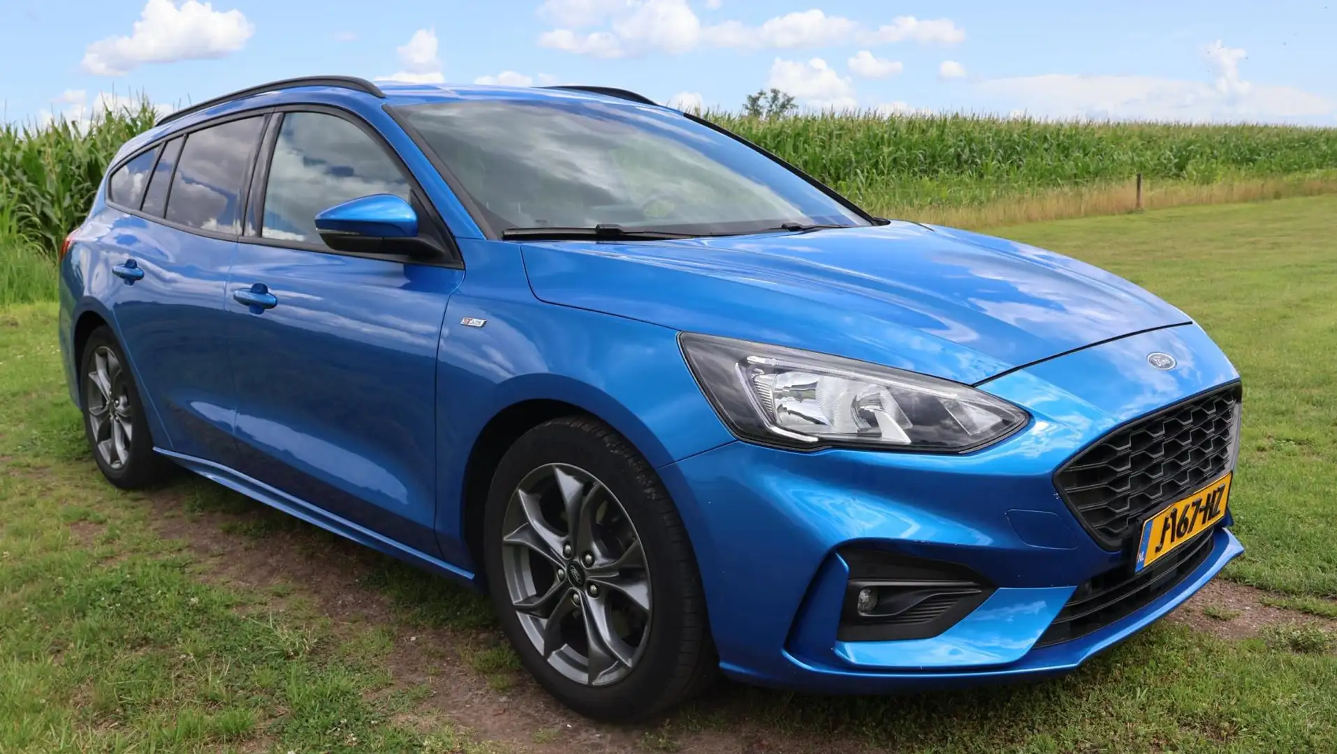 Ford Focus Wagon 1.0 EcoBoost ST Line Business|Automaat|Carpl Blauw - 2