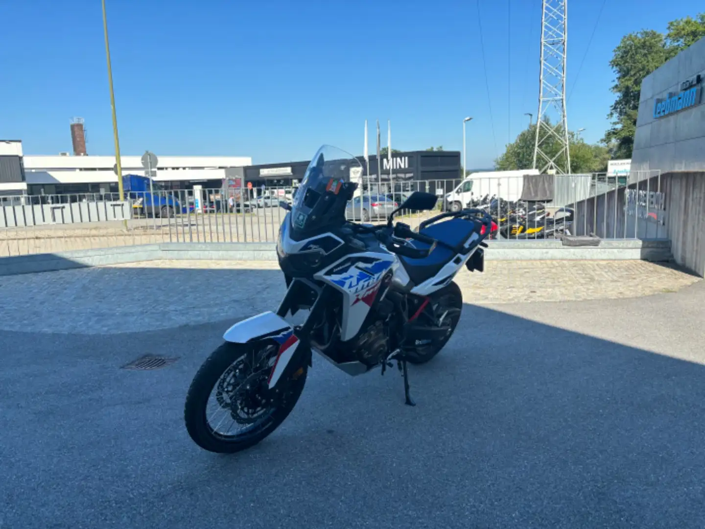 Honda CRF 1100 Elektronisches Fahrwerk Schalter, Білий - 2