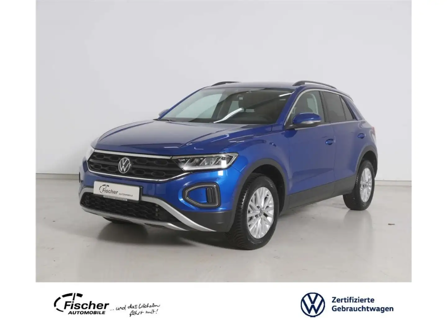Volkswagen T-Roc 2.0 TDI Life 6-Gg. AHK/NAV/LED/Klima/SH Blauw - 1