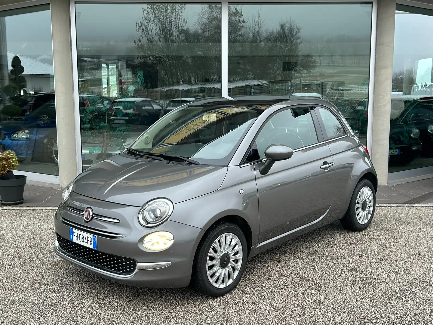 Fiat 500 1.2 Lounge 69cv Grigio - 1