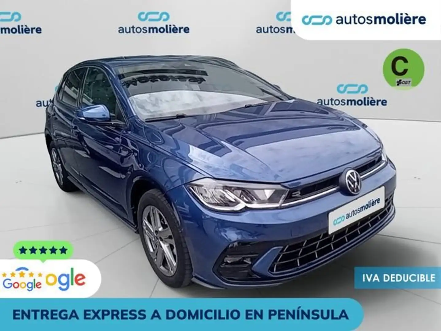 Volkswagen Polo R-Line+1.0+TSI+70+kW+%2895+CV%29+DSG Azul - 2