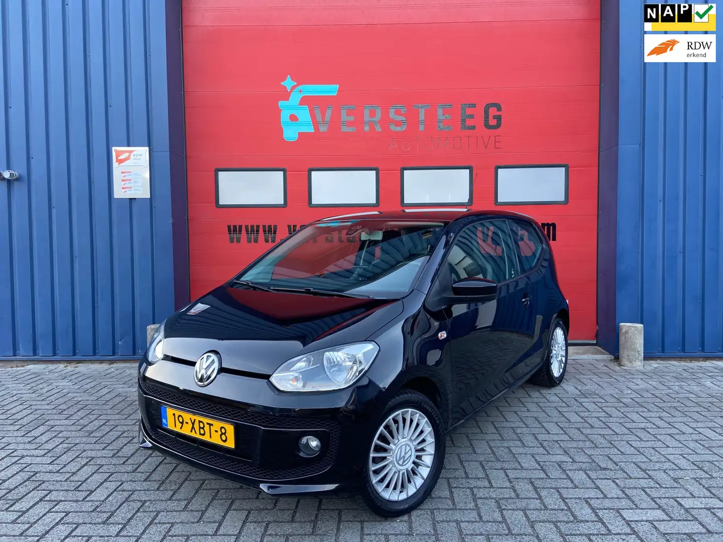 Volkswagen up! 1.0 high up! | 1e eig | Navi | Airco Zwart - 1