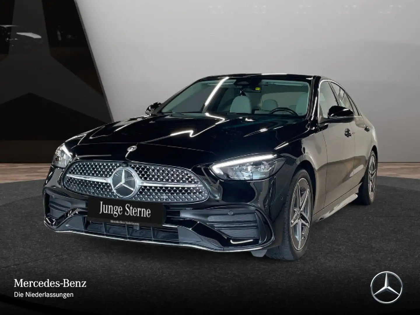 Mercedes-Benz C 180 AMG+LED+KAMERA+TOTW+KEYLESS+9G Schwarz - 2
