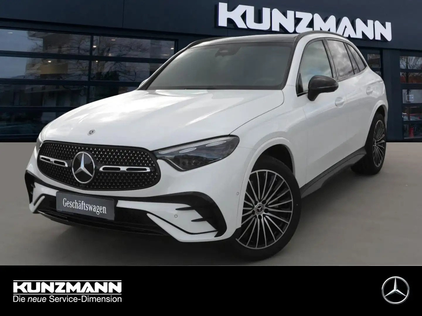 Mercedes-Benz GLC 220 d 4MATIC AMG Night Panorama AHK 360° Weiß - 1