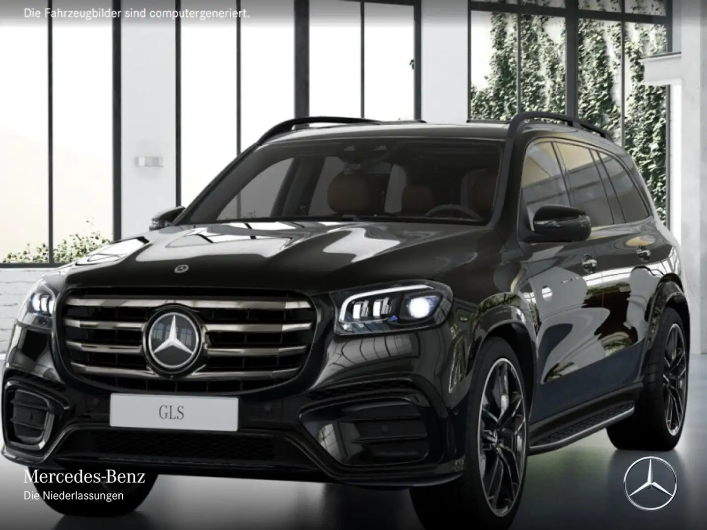 Mercedes-Benz GLS 450 4M AMG+NIGHT+PANO+360+AHK+MULTIBEAM+STHZG Negro - 2