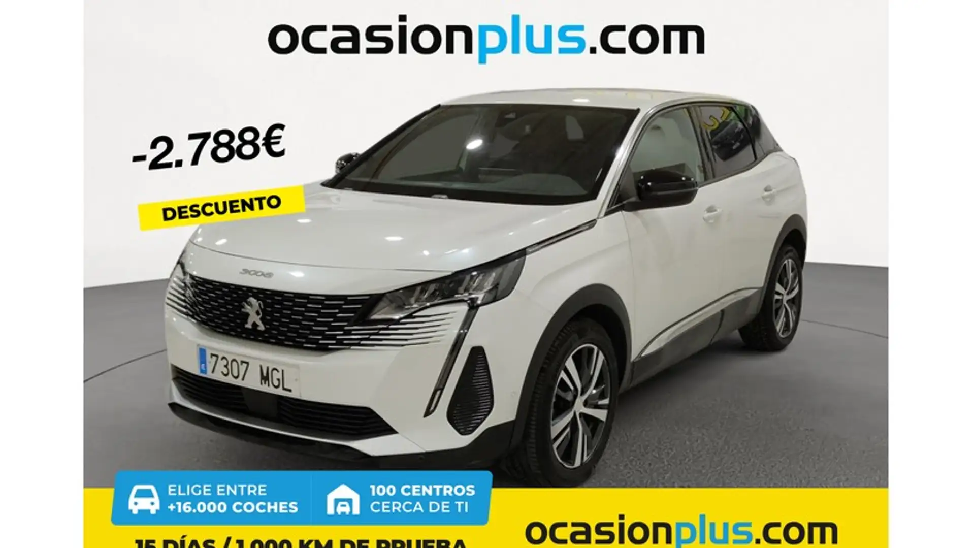 Peugeot 3008 1.2 PureTech S&S Allure 130 Blanc - 1
