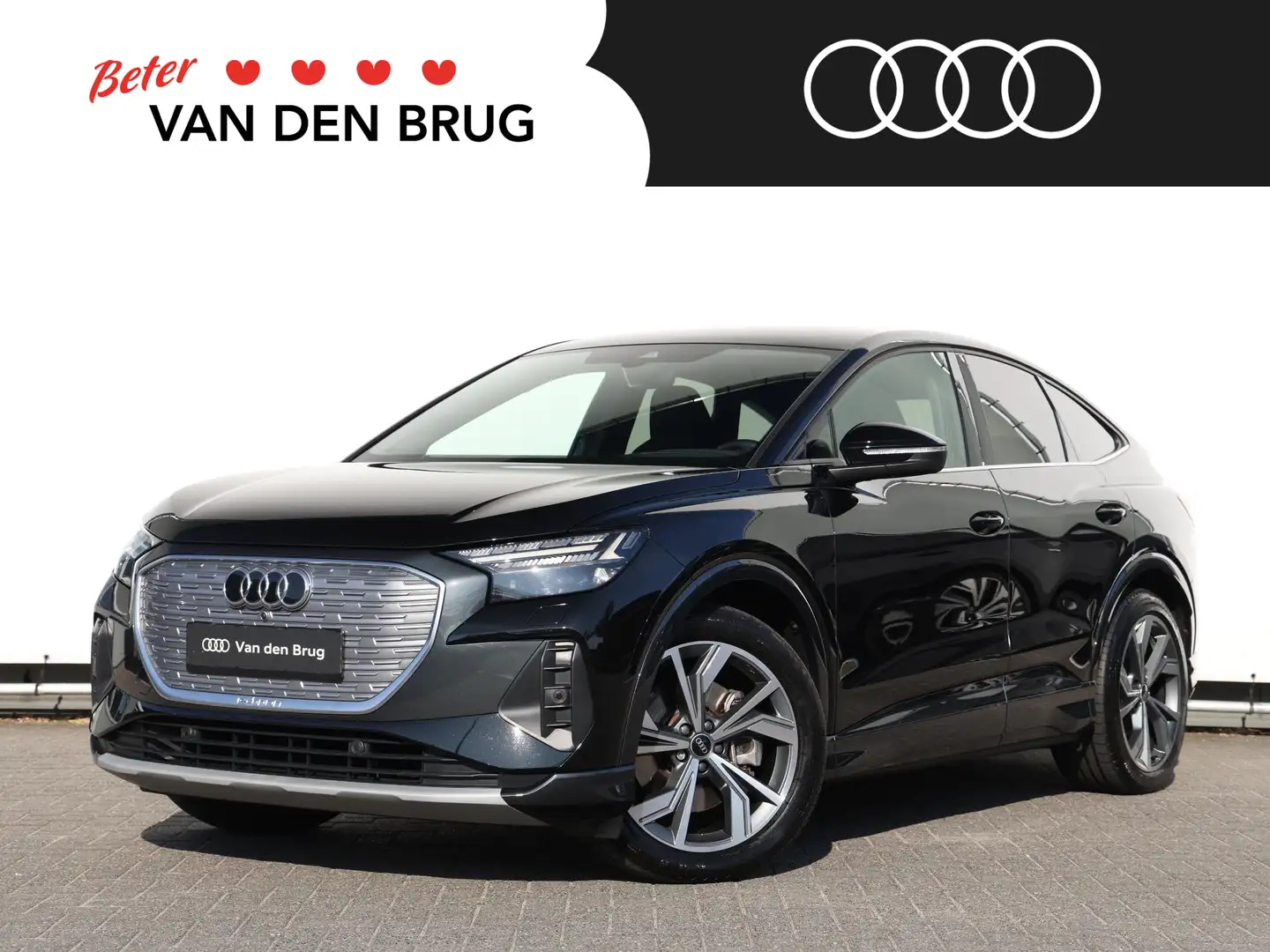 Audi Q4 e-tron Sportback 40 Launch edition Advanced 77 kWh 204pk Noir - 1
