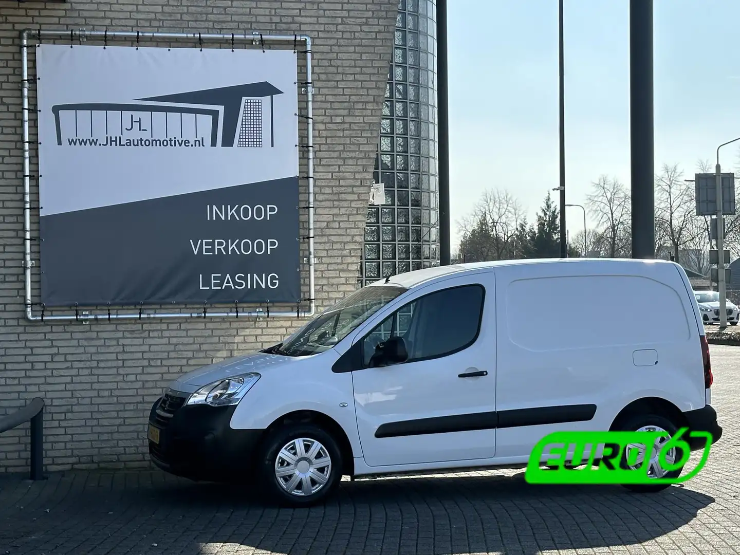 Peugeot Partner 120 1.6 BlueHDi 75 L1 Premium*A/C*CRUISE*HAAK*PDC* Wit - 1