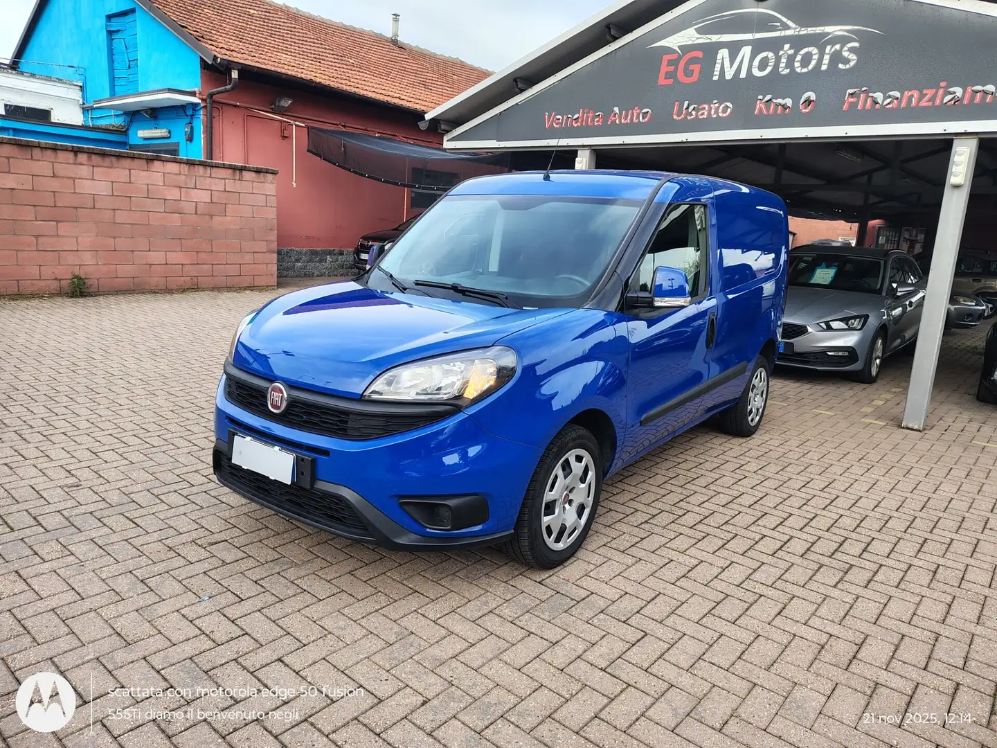 Fiat Doblo Doblò 1.4 T-Jet 16V Natural Power Lounge Bleu - 1