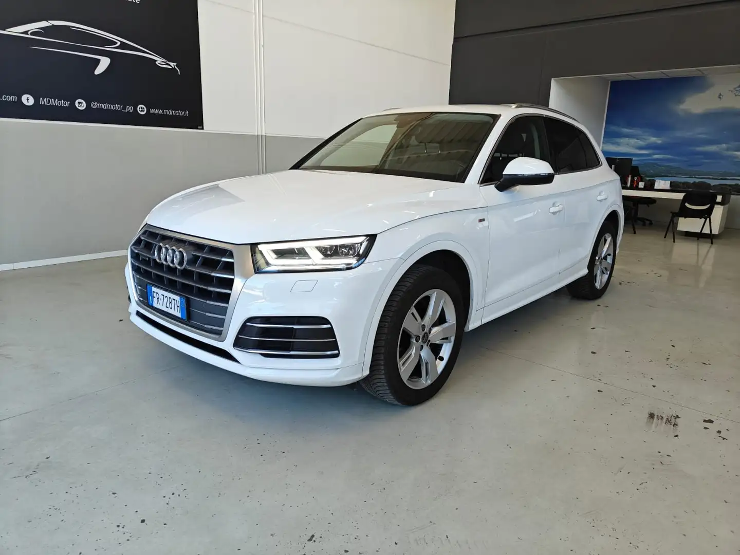 Audi Q5 Q5 40 2.0 tdi S-LINE quattro 190cv s-tronic Bianco - 1
