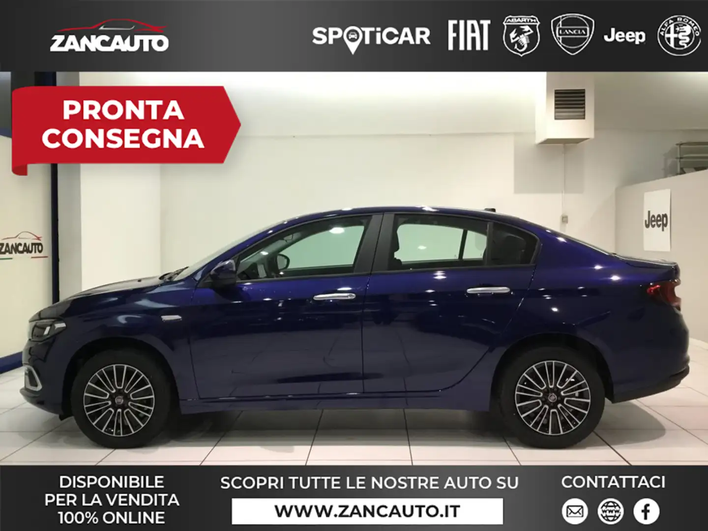 Fiat Tipo 1.6 Mjt S&S 4 porte City PROMO LUGLIO Blu/Azzurro - 1
