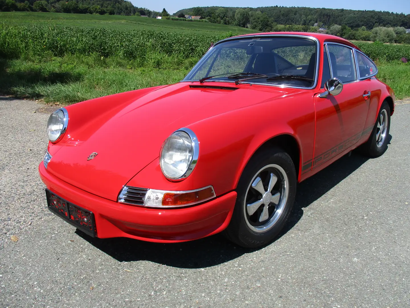 Porsche 911 911 T 2.4 Ölklappe UR-Modell Rot - 1