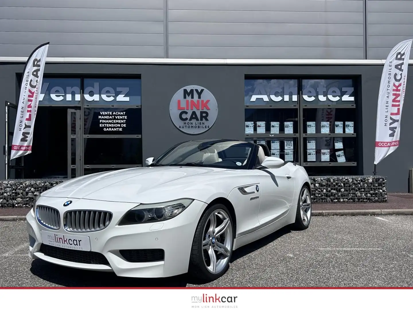 BMW Z4 sDrive 35i M Sport DKG Roaster cabriolet suivi BMW Blanc - 1