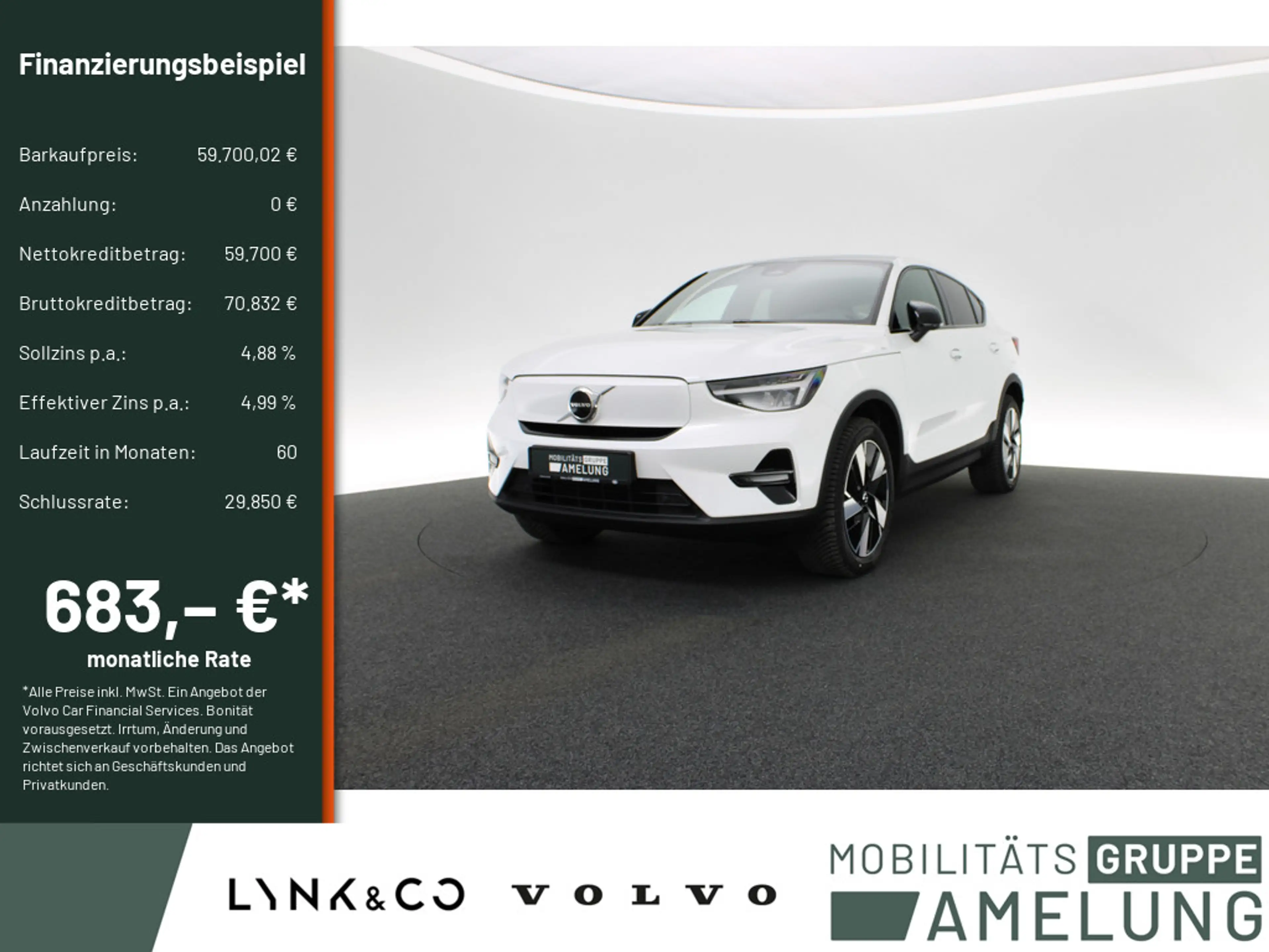 Volvo C40 Plus Recharge Pure Electric 2WD LED PANO