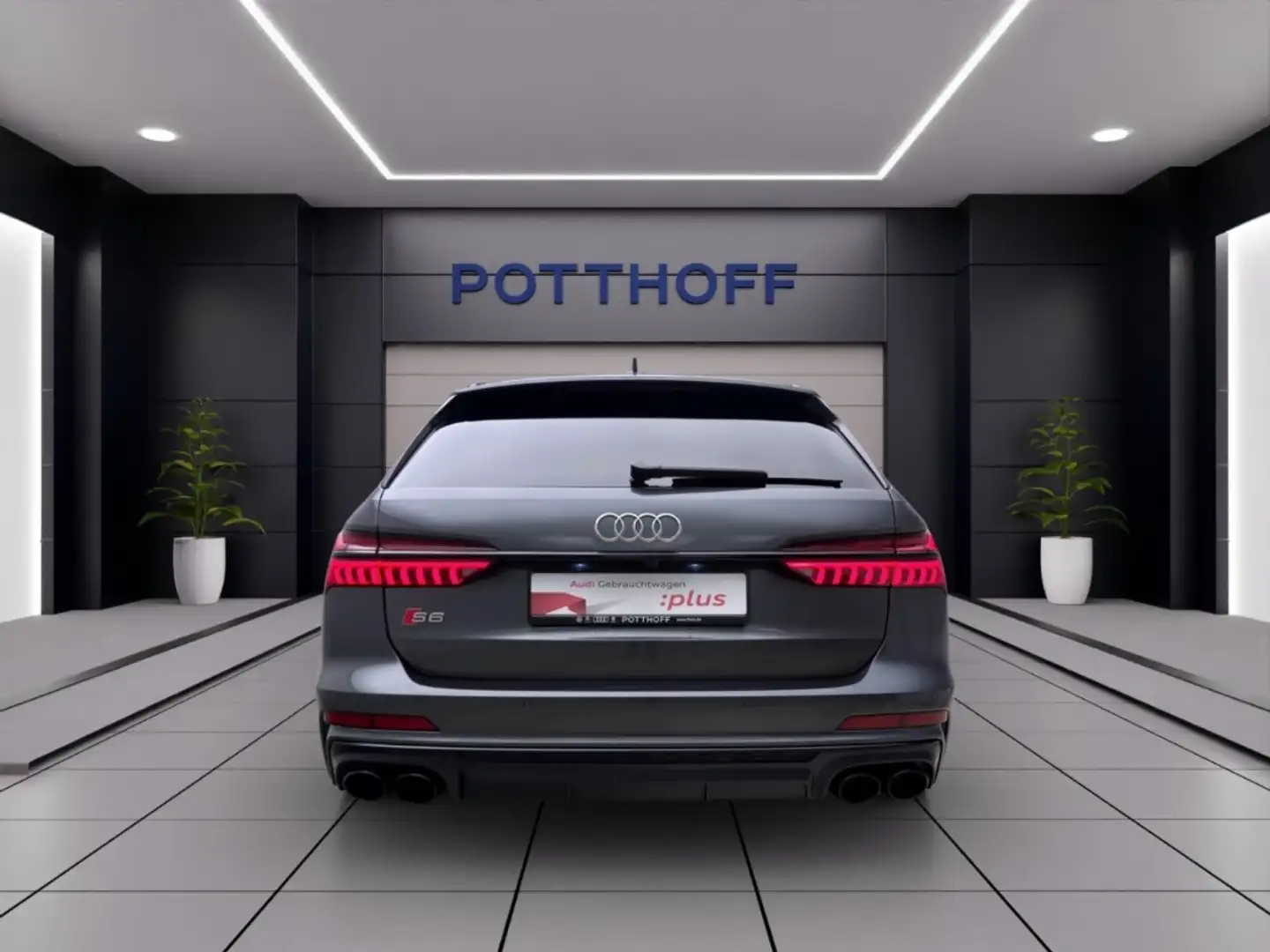 Audi S6 Avant Q PANO NAVI+ VIRTUAL B&O LM20 Gris - 2