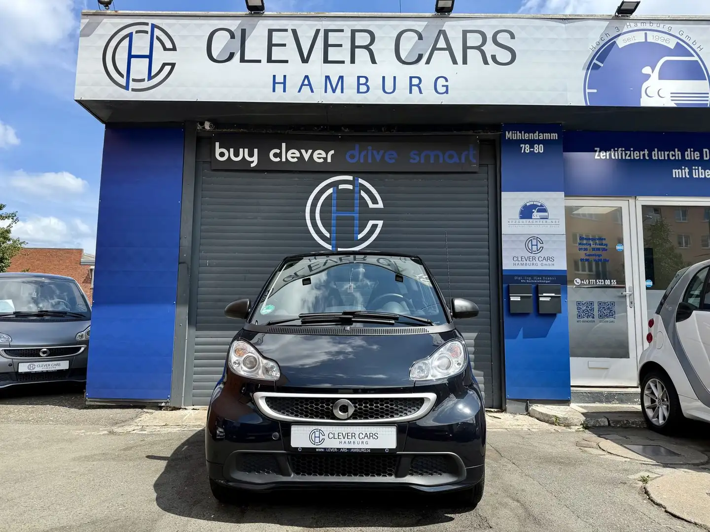 smart forTwo PASSION*COUPE*SERVO*APPLE*KLIMA*PANO*CAM Noir - 2