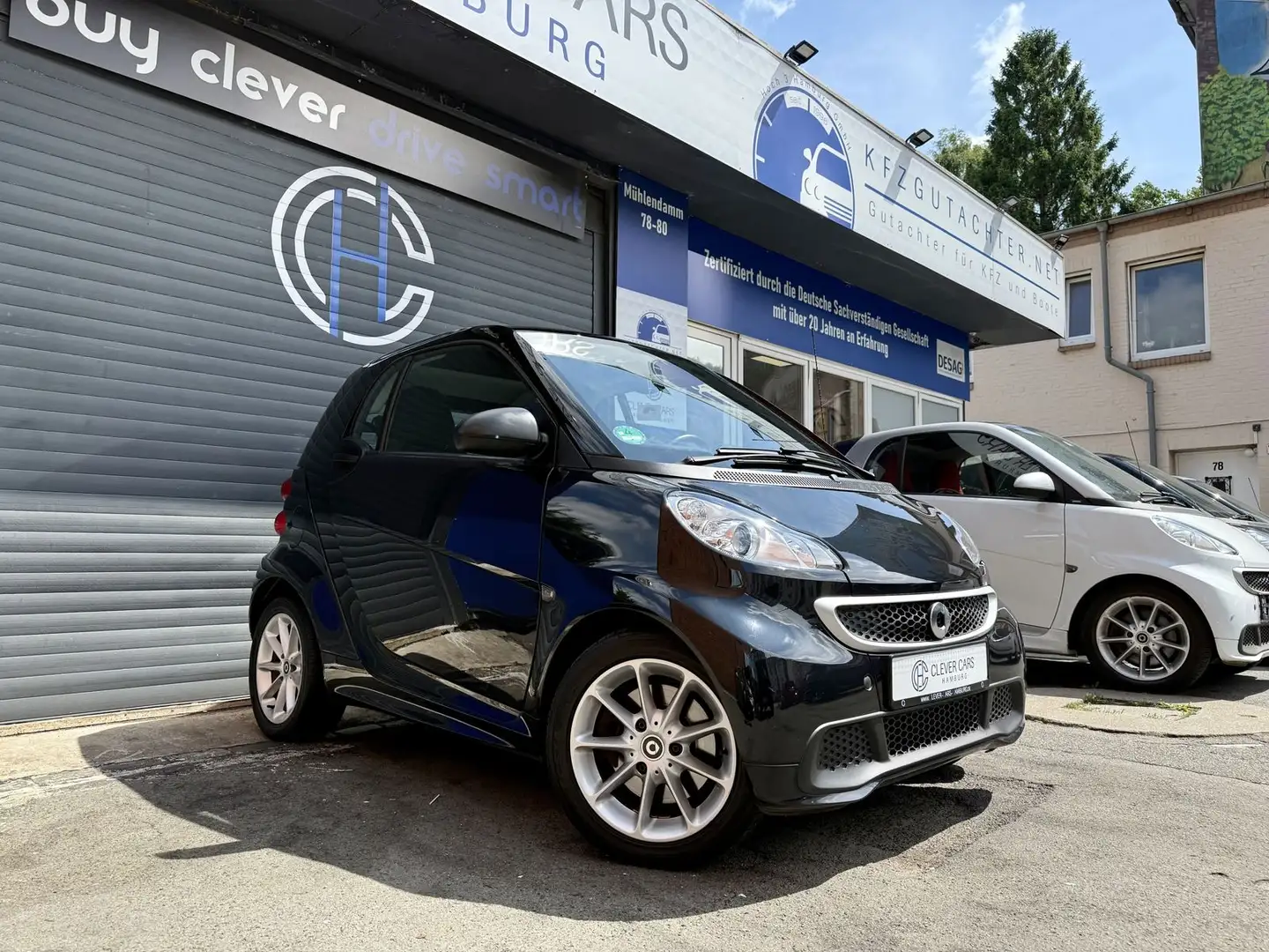 smart forTwo PASSION*COUPE*SERVO*APPLE*KLIMA*PANO*CAM Noir - 1