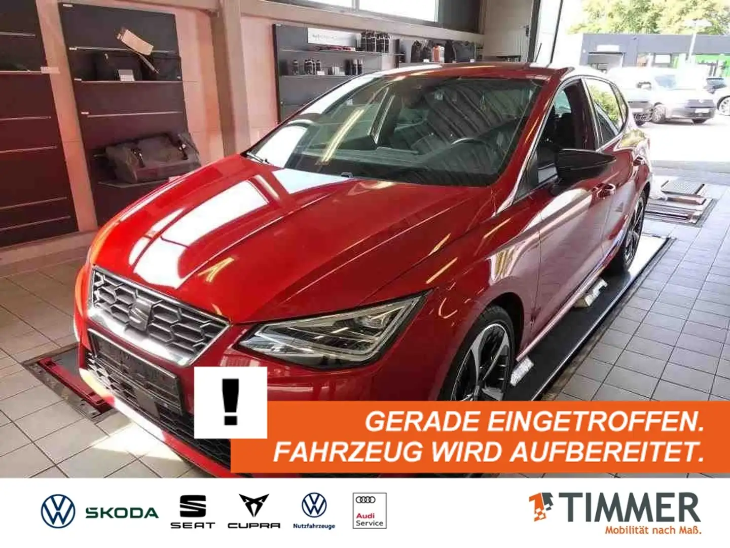 SEAT Ibiza 1.0 TSI FR-LINE *LED *ACC *BEATS *"18 *RKAM *NAVI Rouge - 1