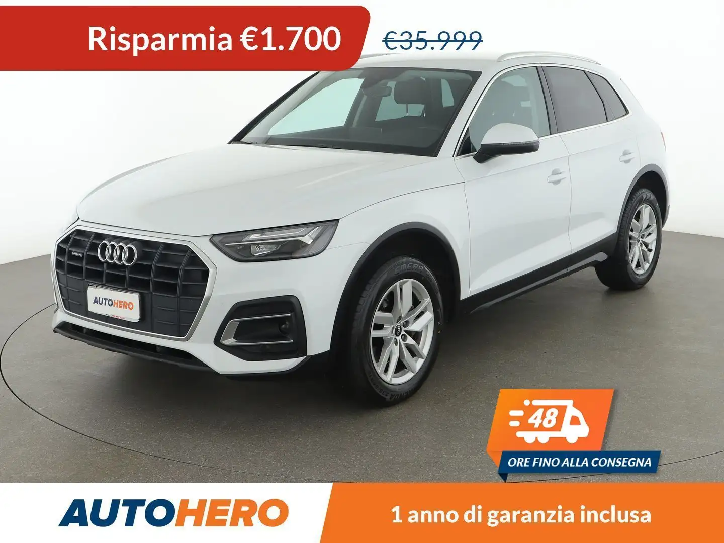 Audi Q5 40 TDI S tronic quattro MHEV Bianco - 1