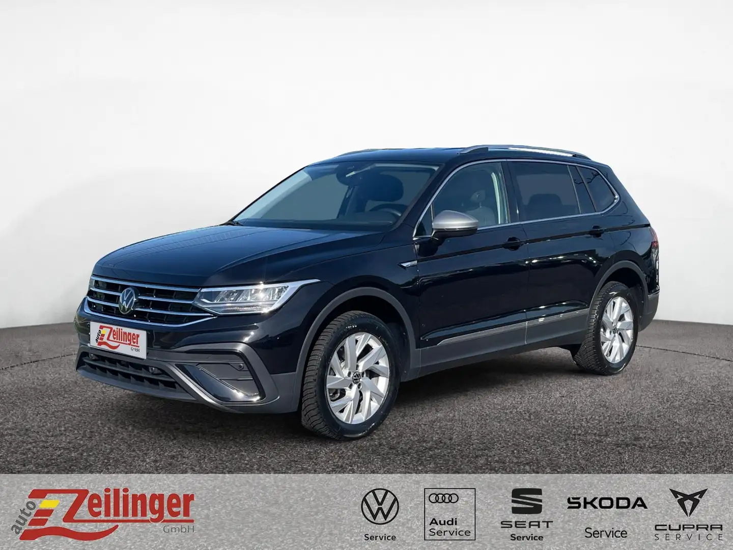 Volkswagen Tiguan Allspace Life 4Mo TSI DSG|7-S|AHK|eHECK Schwarz - 1