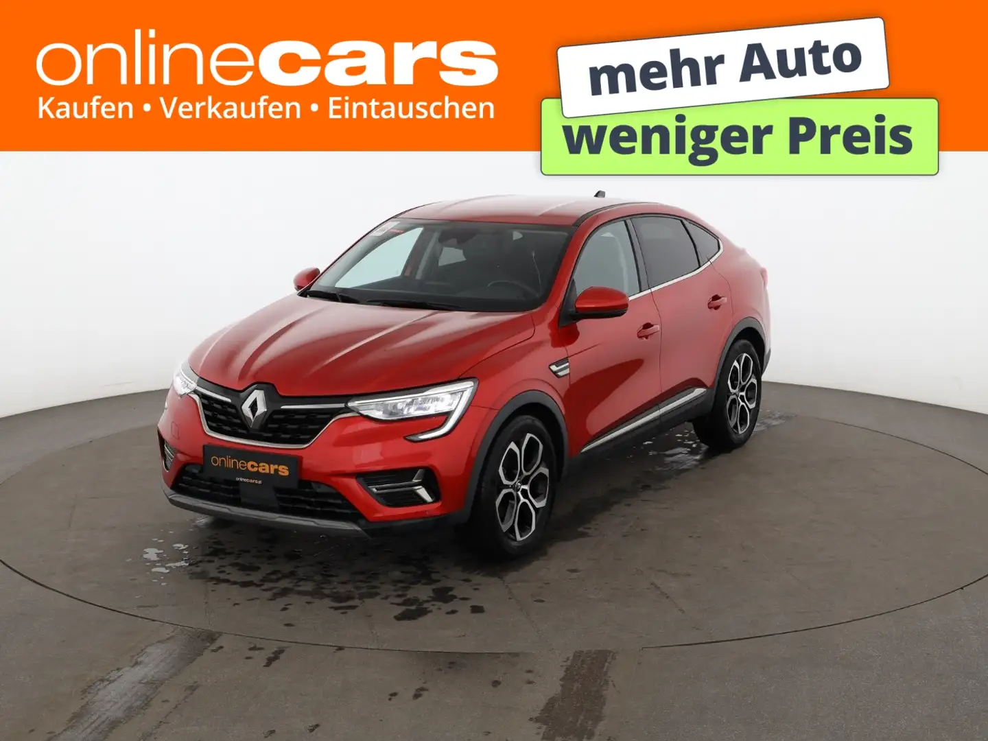 Renault Arkana 145 E-TECH Intens Aut LED AHK LEDER NAVI Rot - 1
