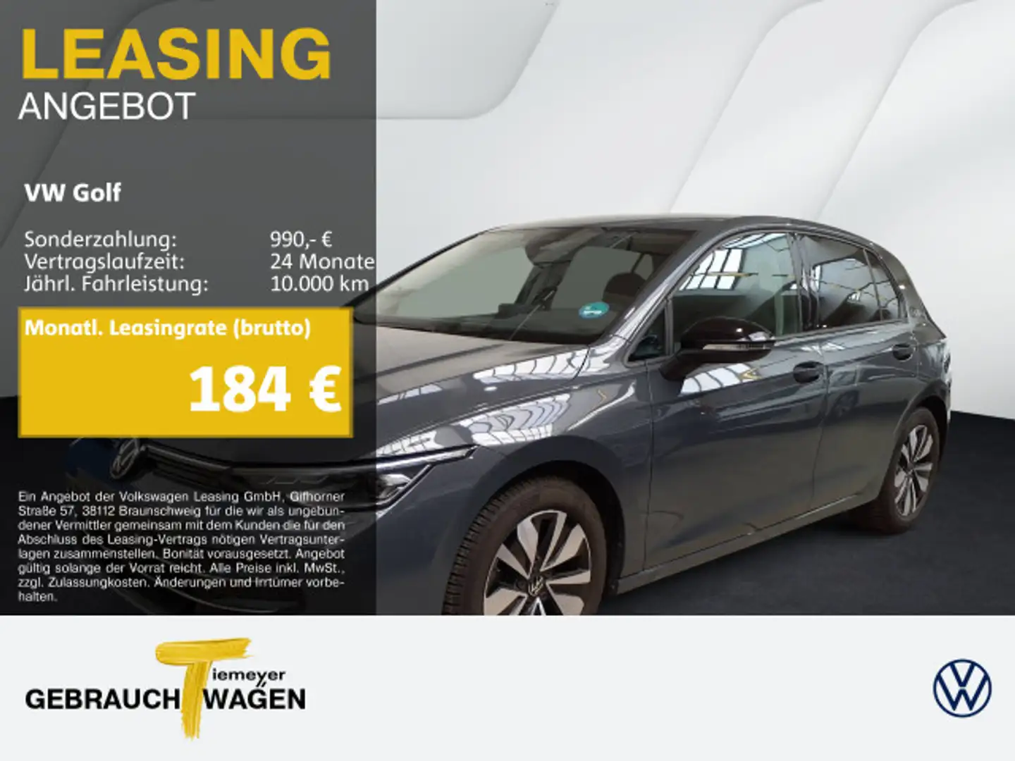 Volkswagen Golf 1.5 TSI GOAL IQ.LIGHT NAVI KAMERA AHK Grau - 1