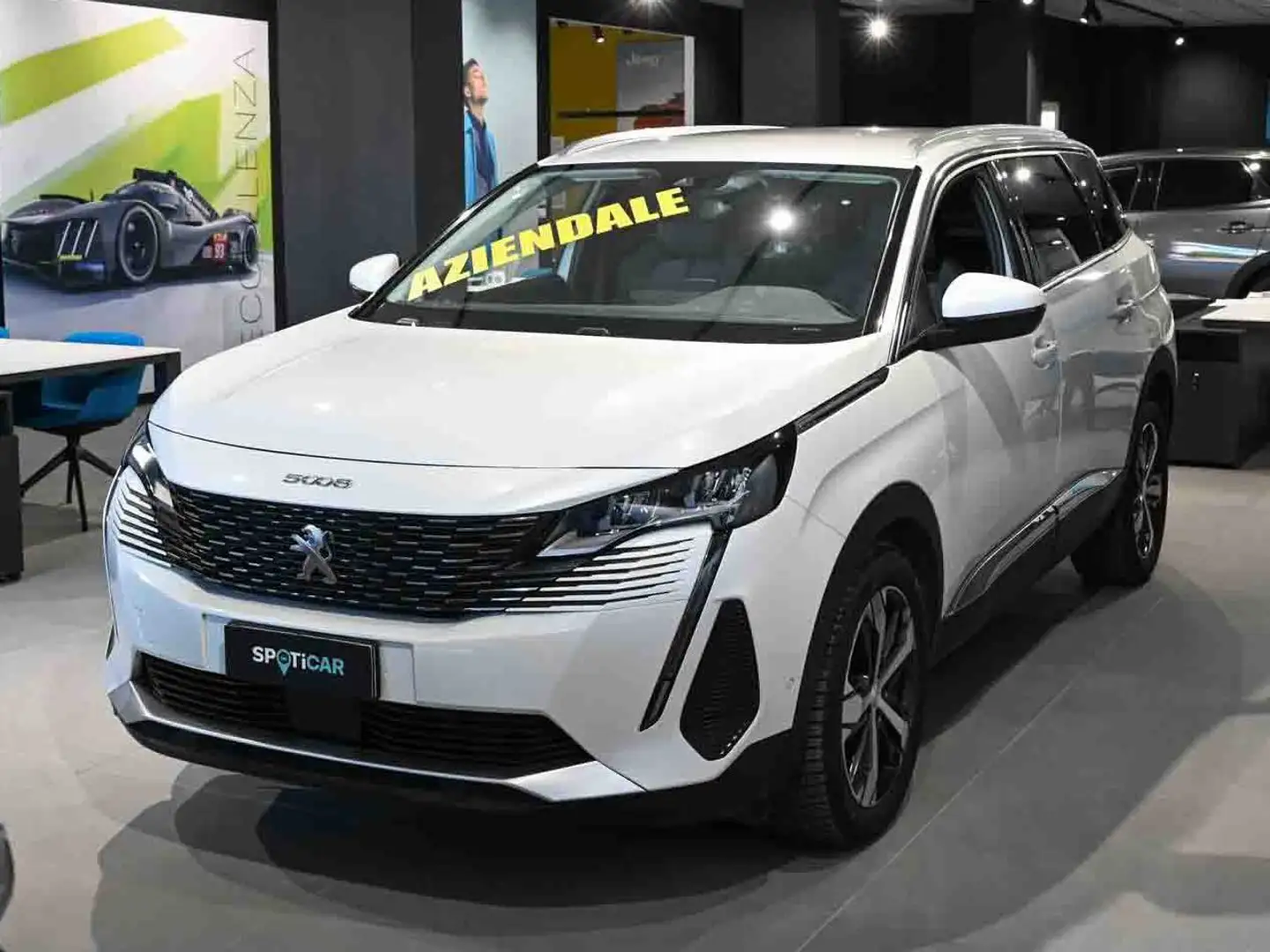 Peugeot 5008 1.5 bluehdi Allure Pack s Wit - 1